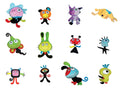 BABY's First Art Collection - all 12 art-inspired plush characters on white background